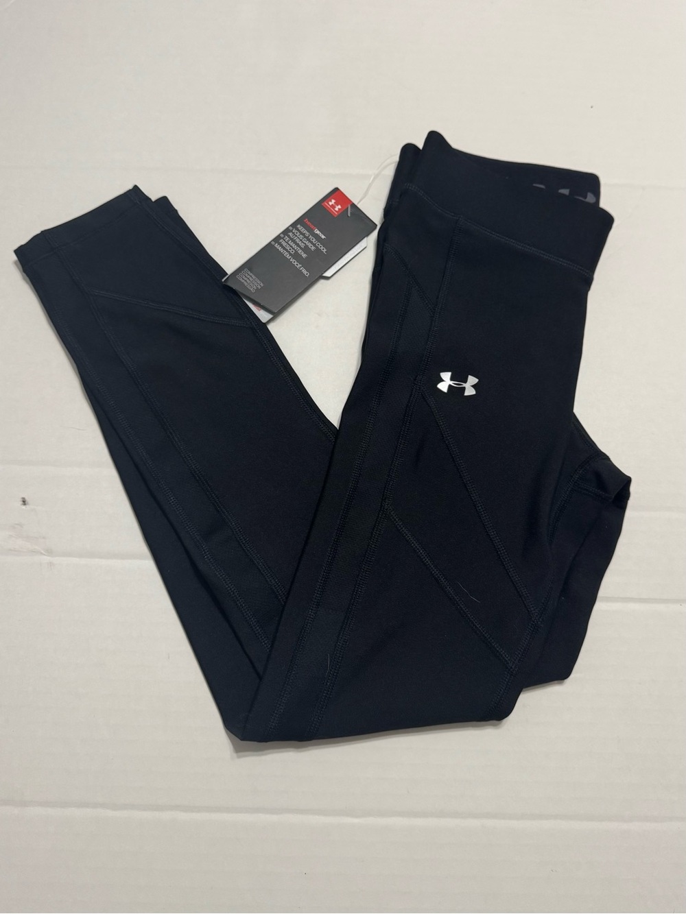 Under Armour HeatGear Compression Leggings Black Women's XS